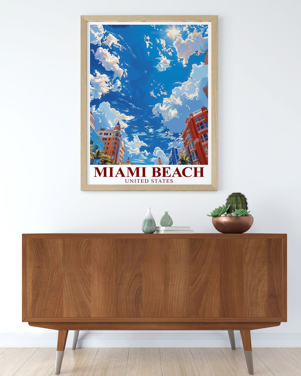 Miami Beach  Art - Art Deco Historic District  Prints - United States  Home Decor
