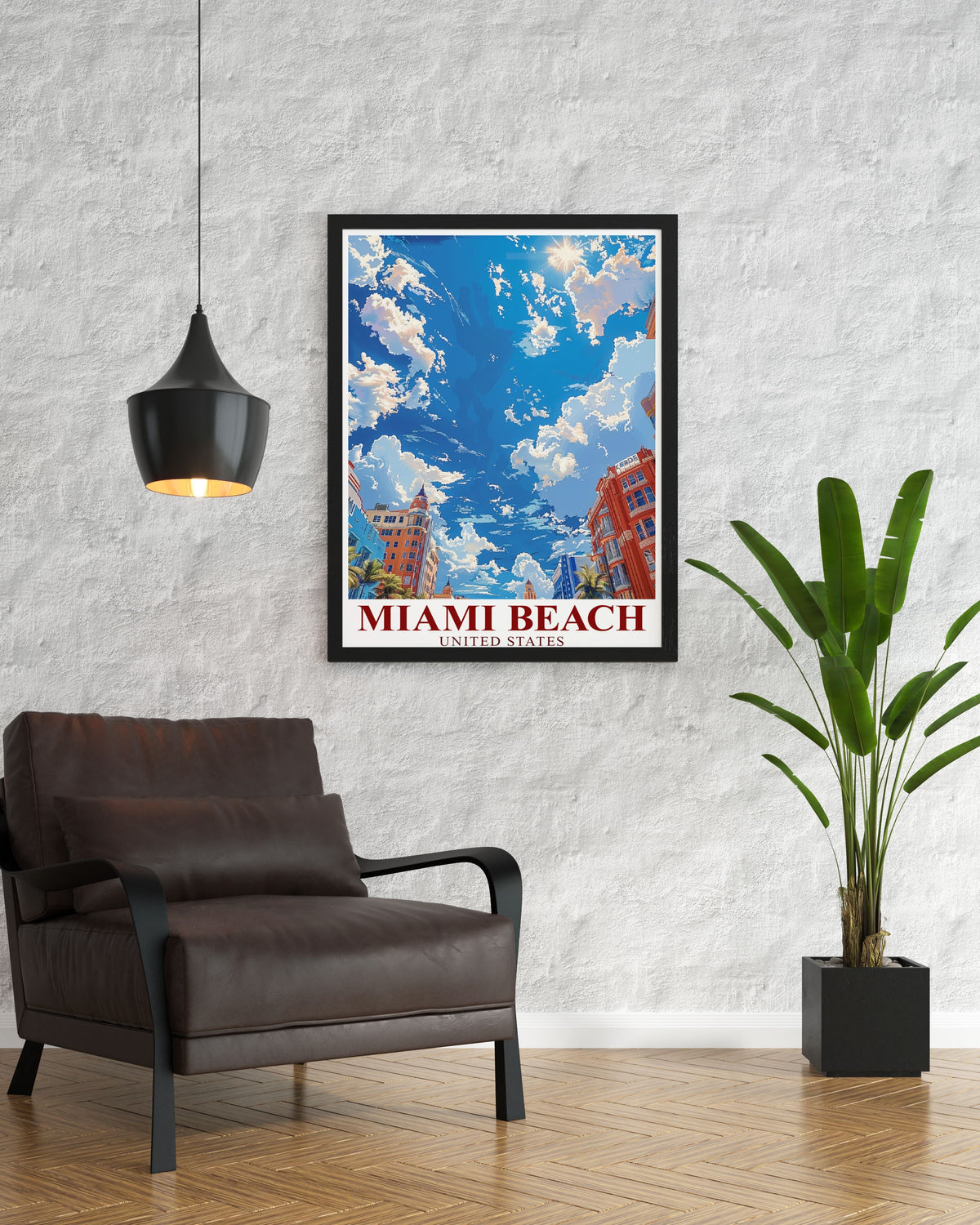Miami Beach  Art - Art Deco Historic District  Prints - United States  Home Decor