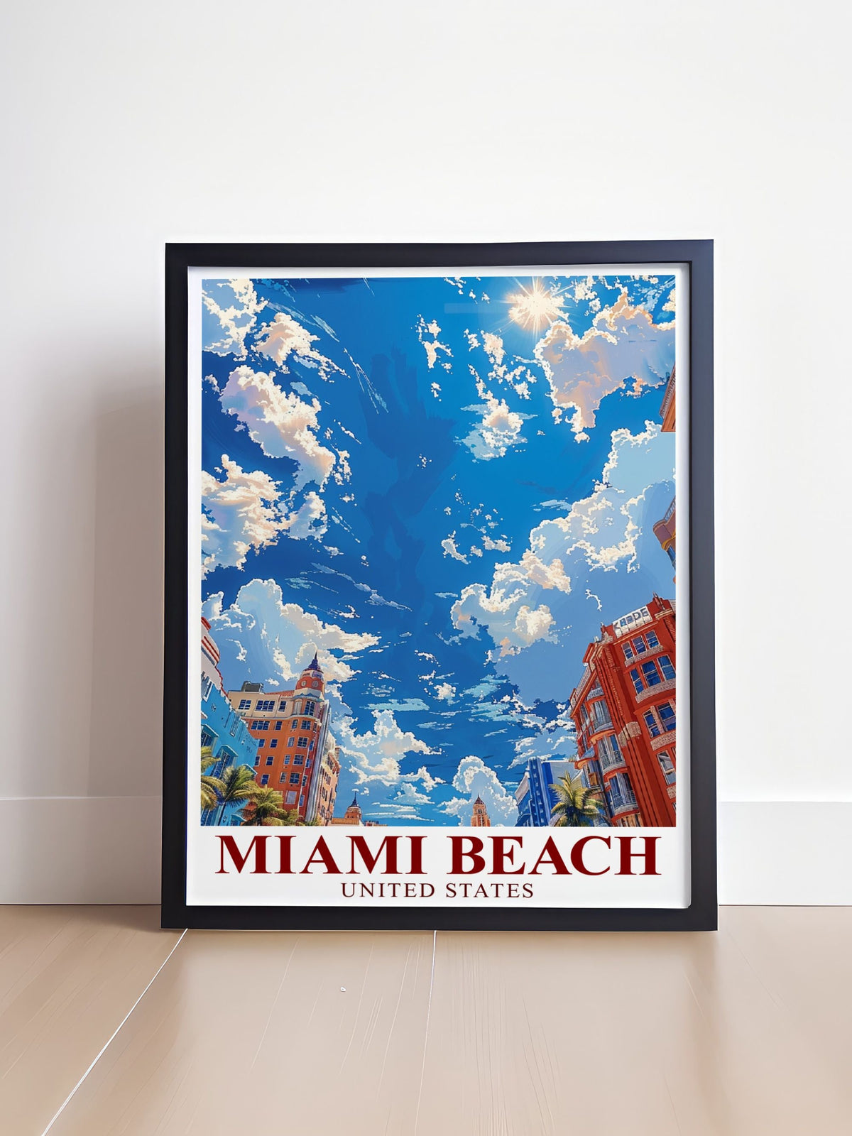 Miami Beach  Art - Art Deco Historic District  Prints - United States  Home Decor