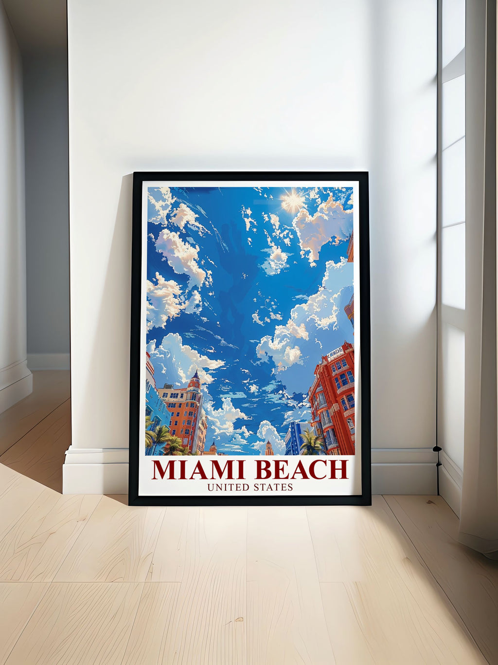 Miami Beach  Art - Art Deco Historic District  Prints - United States  Home Decor