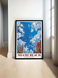 Miami Beach  Art - Art Deco Historic District  Prints - United States  Home Decor