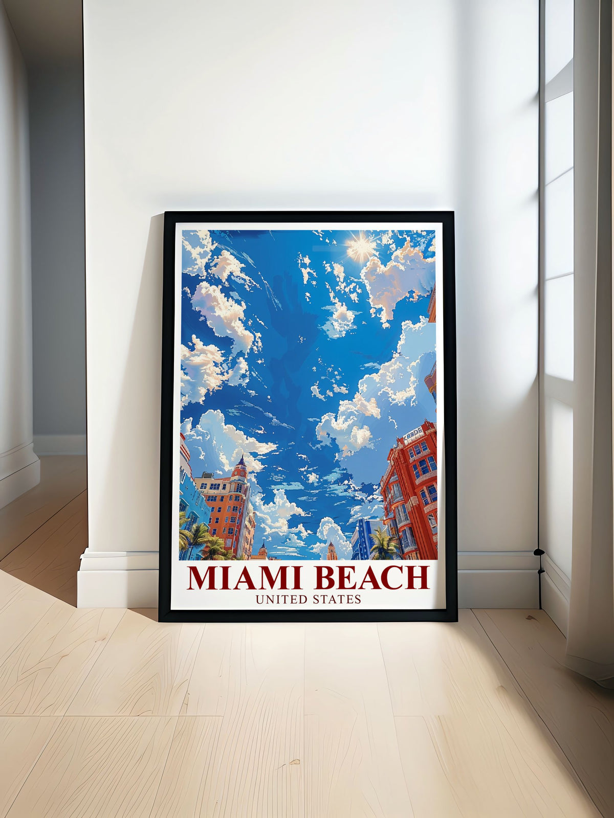 Miami Beach  Art - Art Deco Historic District  Prints - United States  Home Decor