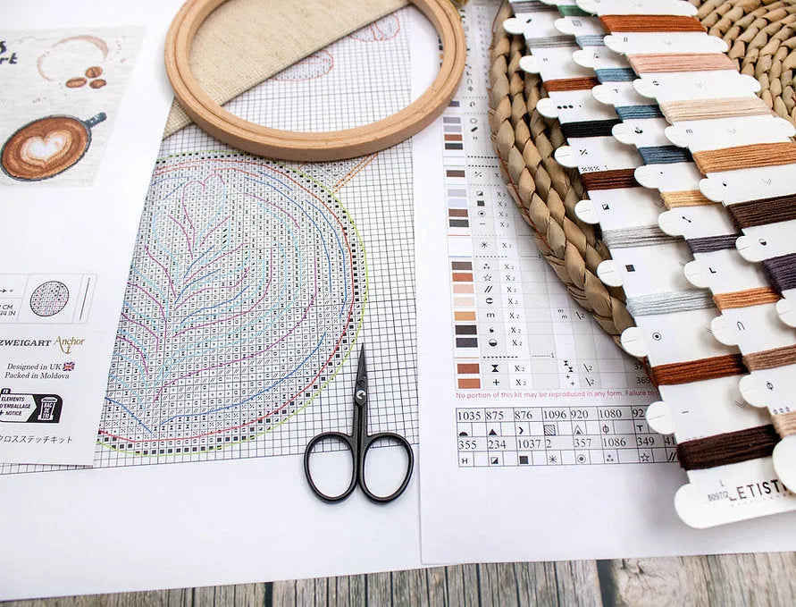 Life's Too Short for a Bad Coffee Counted Cross Stitch Kit by Letistitch L8097